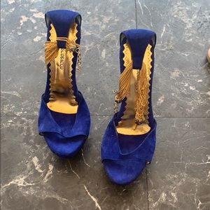 Blue Francescosacco high heels